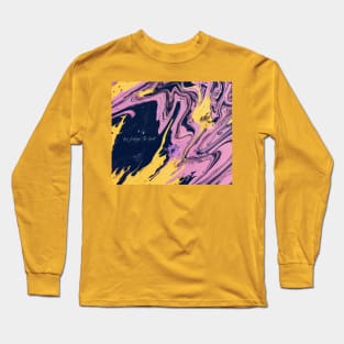 abstract art - My Emotional Waves Long Sleeve T-Shirt